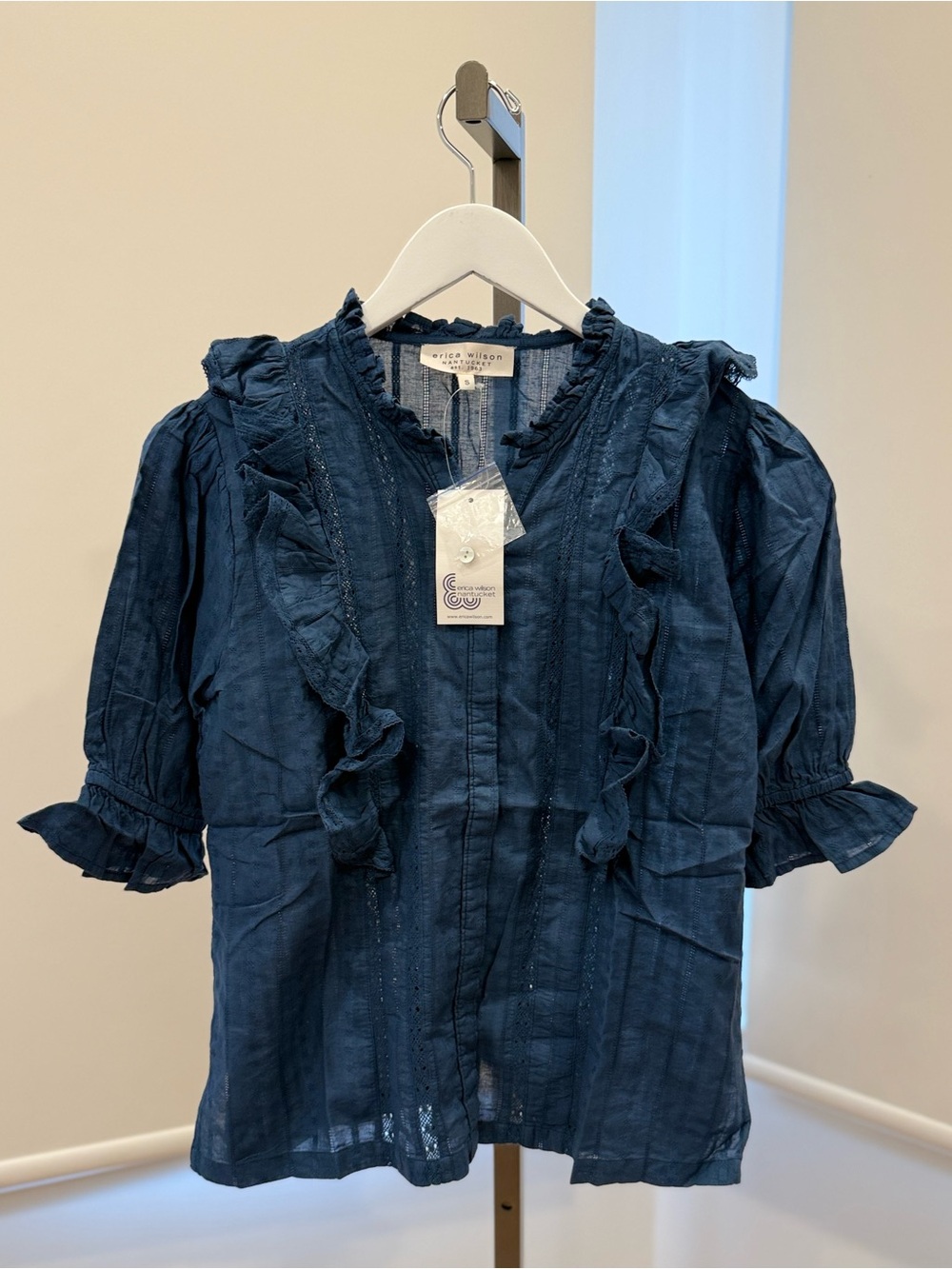 Erica Wilson Jaja Ruffle Top